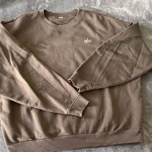 ALO Yoga Espresso Crewneck Sweatshirt